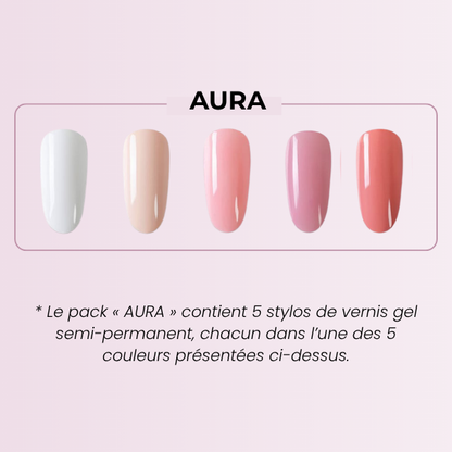 alluma. | Pack de 5 Stylos Vernis Gel Semi-permanent + Lampe UV OFFERTE