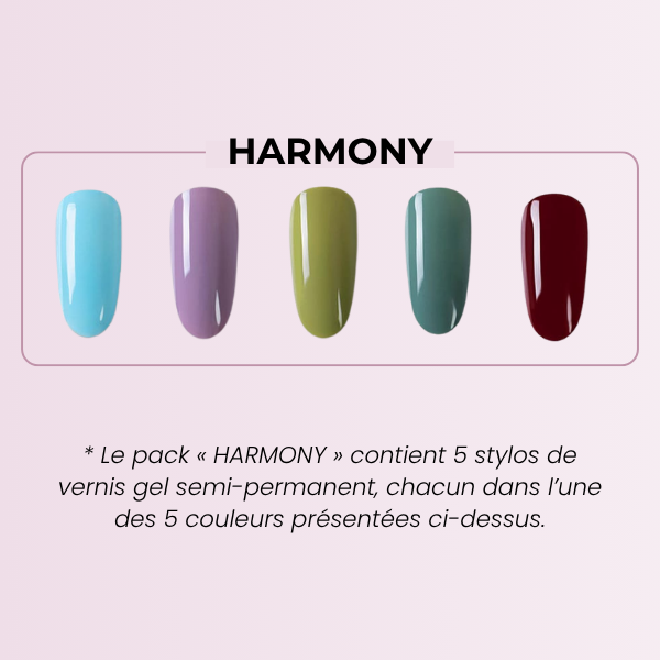 alluma. | Pack de 5 Stylos Vernis Gel Semi-permanent + Lampe UV OFFERTE