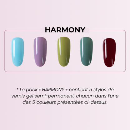 alluma. | Pack de 5 Stylos Vernis Gel Semi-permanent + Lampe UV OFFERTE