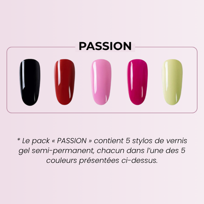 alluma. | Pack de 5 Stylos Vernis Gel Semi-permanent + Lampe UV OFFERTE