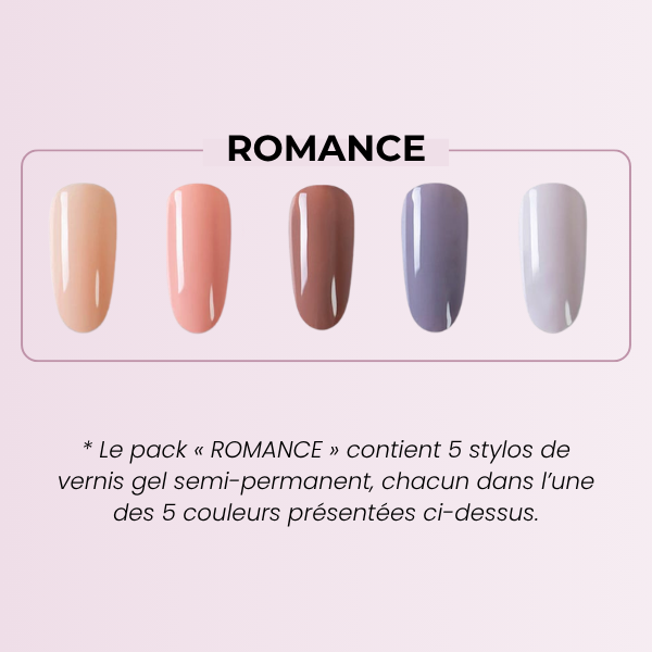 alluma. | Pack de 5 Stylos Vernis Gel Semi-permanent + Lampe UV OFFERTE