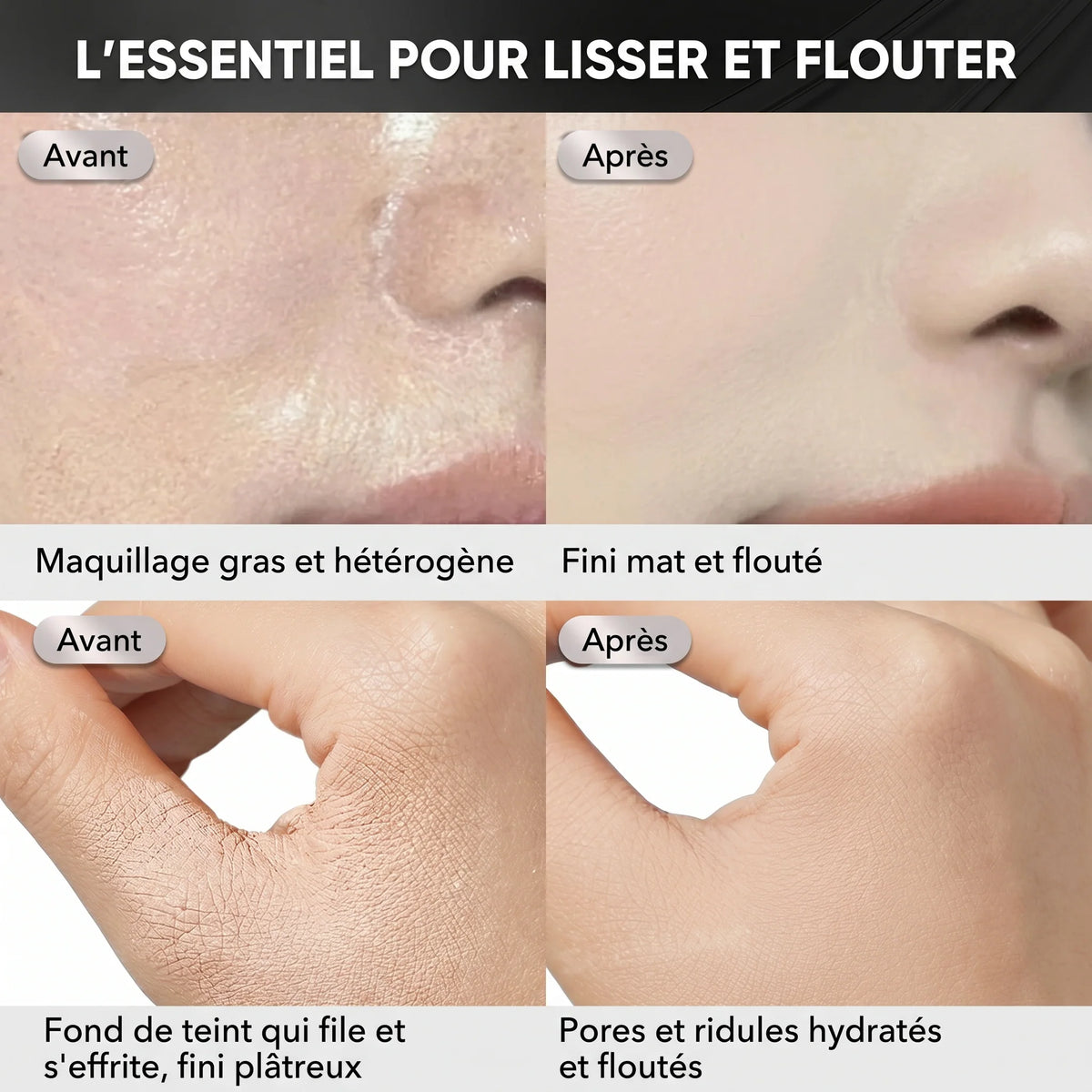 alluma. | Dites Adieu aux Pores et Rides Visibles Sous Votre Fond de Teint